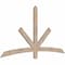 Ekena Millwork Alberta Smooth Timber Gable Bracket, Douglas Fir, 72"W x 39"H x 1 1/2"D x 3 1/2"F, 13/12 Pitch GBW072X39X0204ALB00SDF - alternate 4